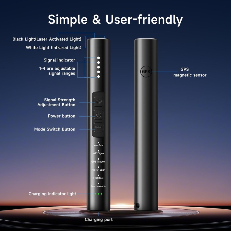 Upgraded Multi-Function Detector - Precision Detection, GPS Tracker Detector,... gallery