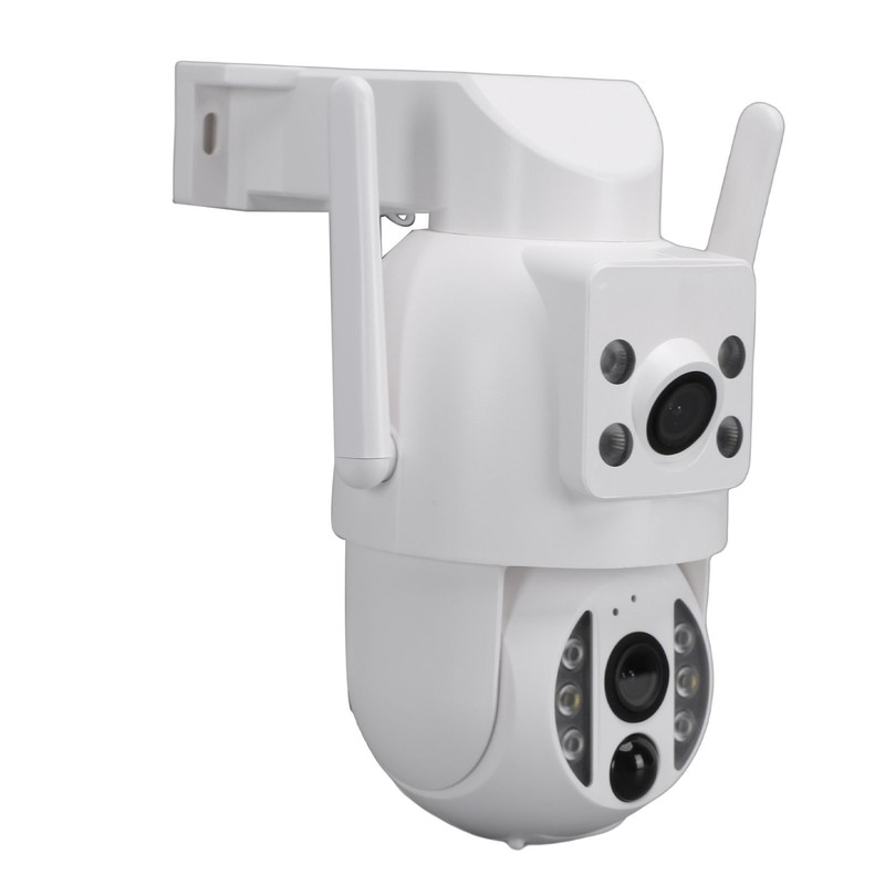 Solar Security Camera Wireless Dual Lens 3MP 2K Motion Detection WiFi Secur NVNF gallery