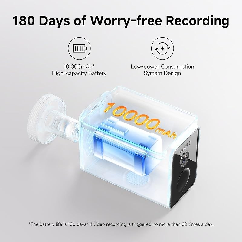 Xiaomi BW400 Pro Outdoor Camera Set 2.5K 132° Wide Angle 10000mAh Security Cam gallery