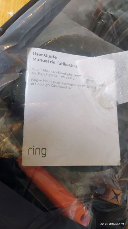 Ring Plug-In Mount for Floodlight Cams - Black gallery