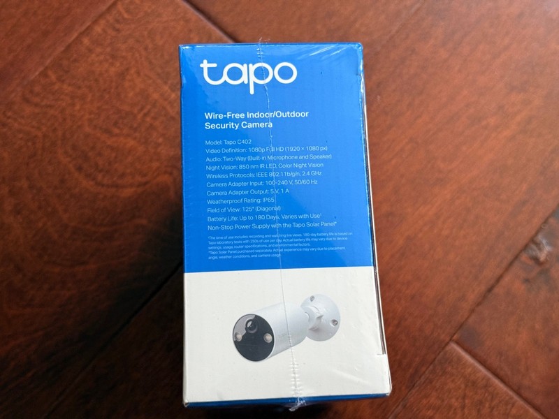 Tp-link Tapo C402 Wireless Outdoor Security Camera, 1080p, New Sealed gallery