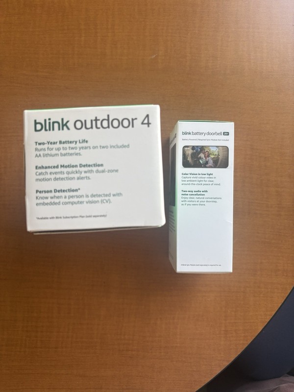 Blink Outdoor 4 Camera and Blink Battery Doorbell 2K+ Bundle gallery