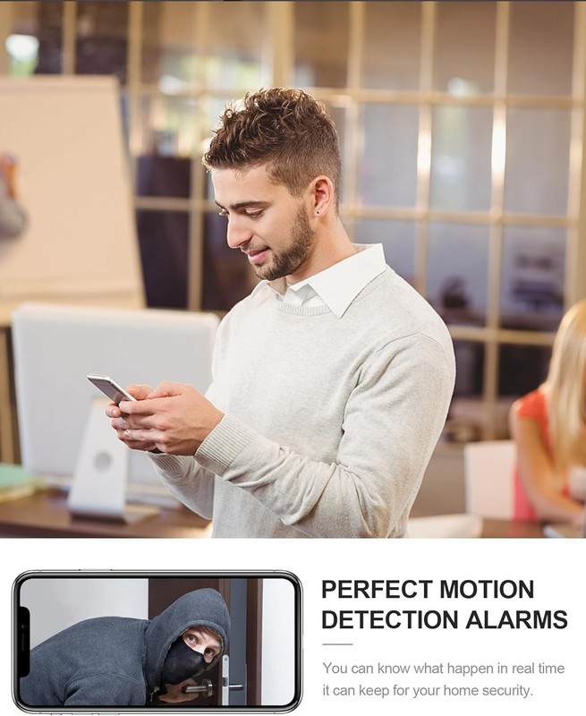 Compact Wireless Indoor Security Camera with App Control & Cloud Storage Support gallery