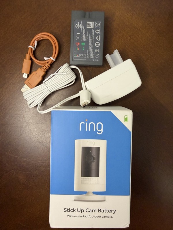 Ring Stick Up Cam Battery 1080p White Wireless Wi-Fi Indoor/Outdoor Motion gallery