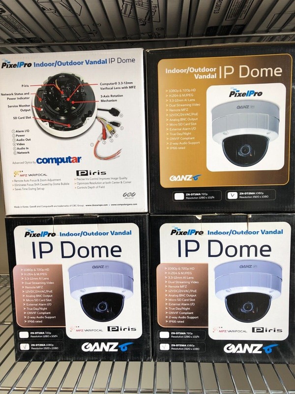 GANZ In/Outdoor IP Dome camera ZN-DT2MA 1080p Resolution 1920 x 1080 PixelPro gallery