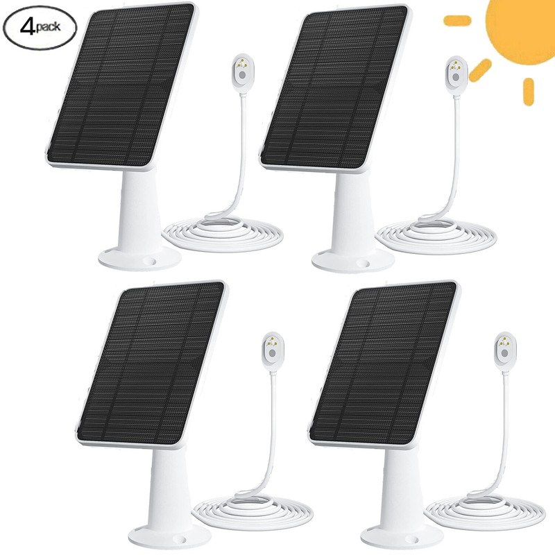 2-10Pcs Solar Panel Charger for Arlo Ultra/Ultra2/Pro 3/Pro 4 Security Camera
