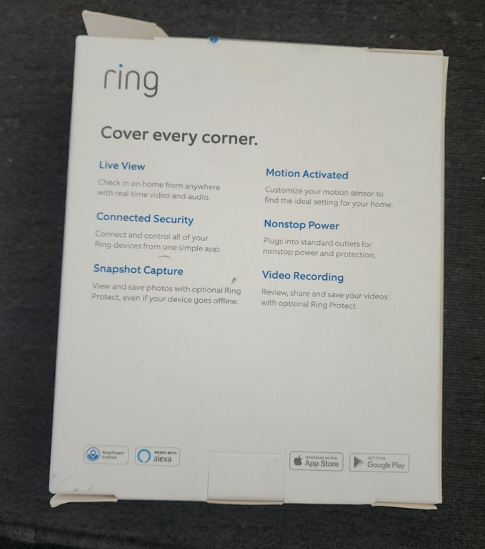 Ring Indoor Compact Plug-In HD Security Camera two-way talk - White (E10017210) gallery