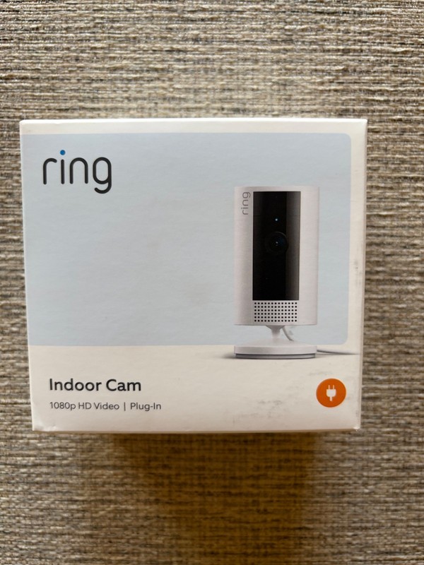 Ring Indoor Cam 1080p HD Video Plug‑In Security Camera (2nd Gen) – NEW / SEALED