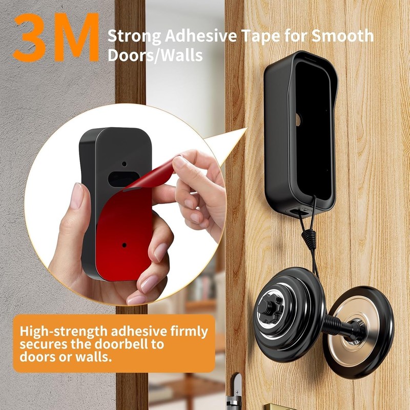 No-Drill Blink Doorbell Mount for All-new Blink Video Doorbell 2nd Gen, Stron... gallery