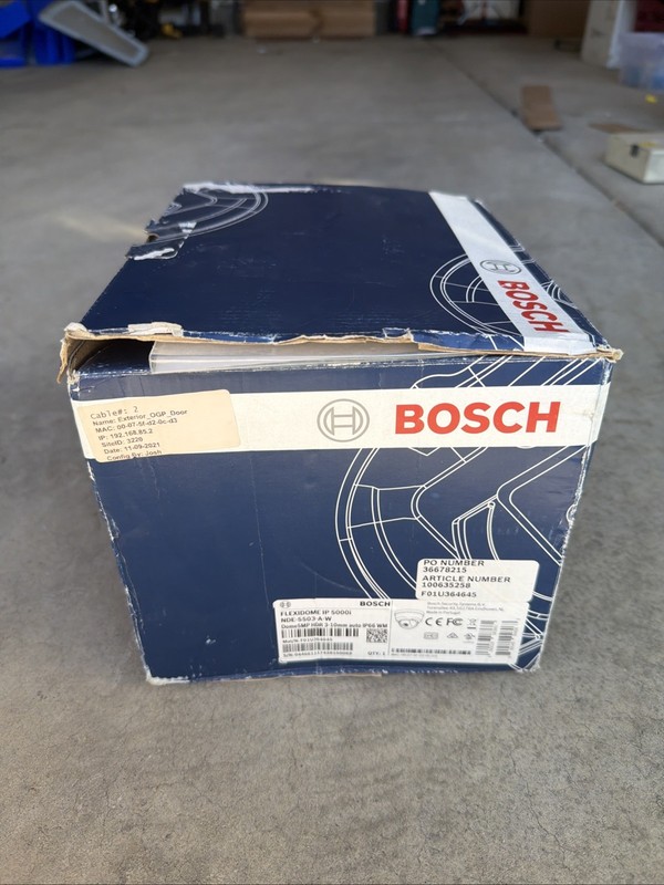 Bosch FLEXIDOME IP 5000i IR NDE-5503-AL 5MP HDR Outdoor Dome Camera NEW gallery