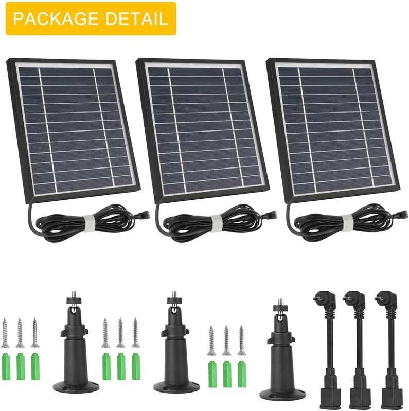 3 Pack Solar Panel Compatible with Blink Outdoor 4 /Blink Outdoor (3rd Gen) XT3 gallery