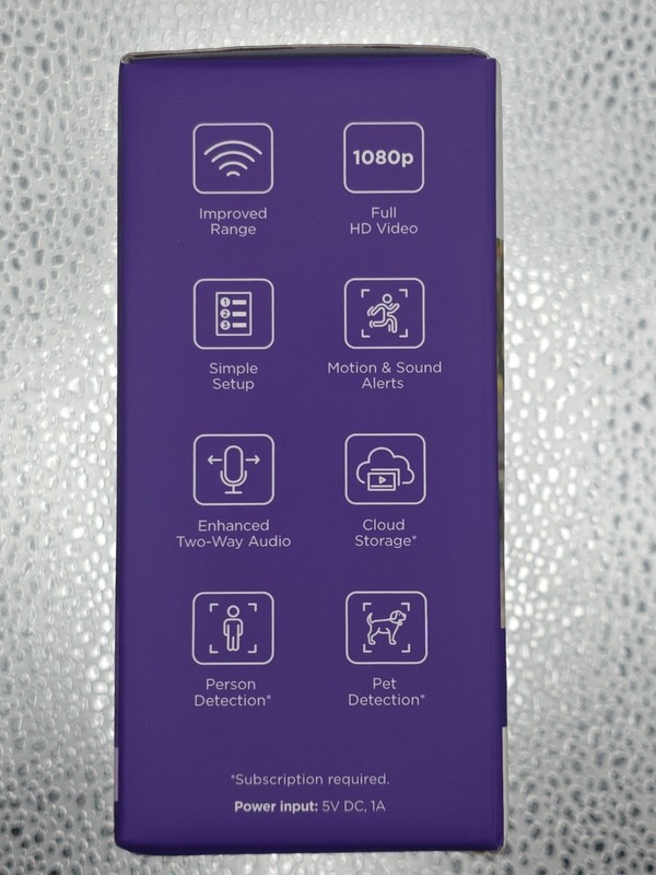 Roku Indoor Camera 2024 - Home Security (1-Pack) - Wired Security Camera W/ 1080 gallery