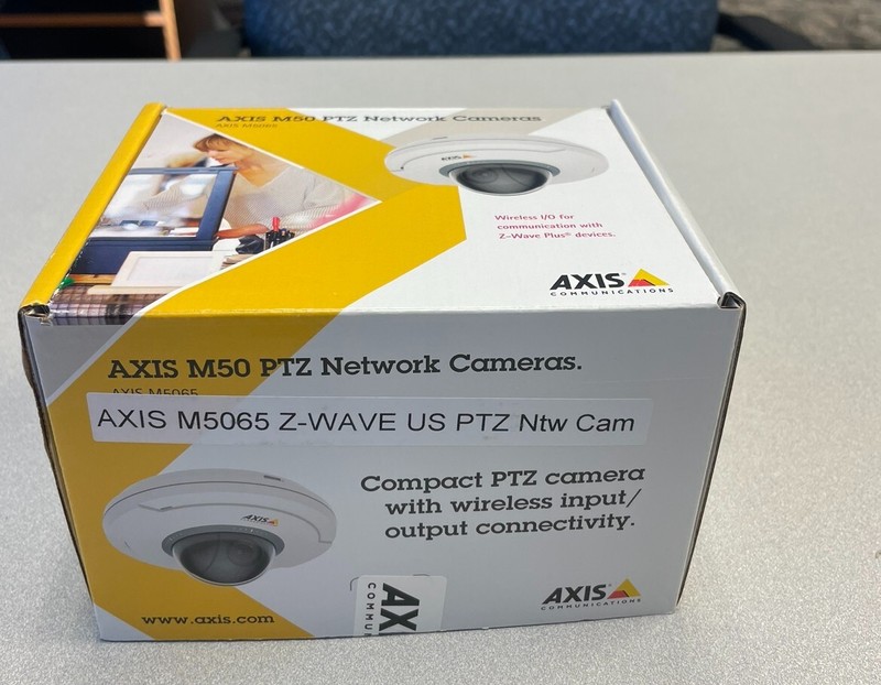 AXIS M5065 1080p Z-Wave Network PTZ Camera (01107-004) White 