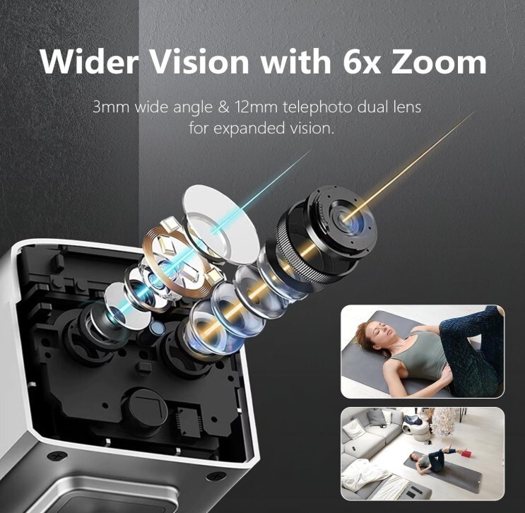Security Camera Indoor Wireless,4K Magnetic WiFi Nanny Cam gallery