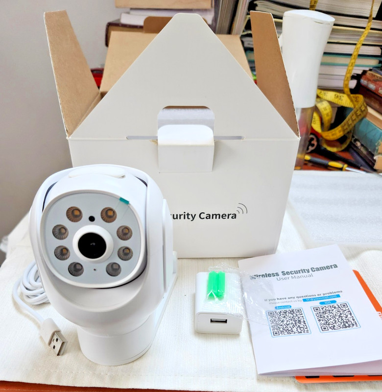 WiFi Outdoor Security Camera 1080P Night Vision 2-Way Audio Motion Detection