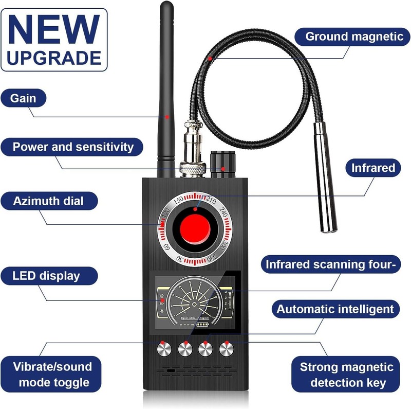 Hidden Camera Detector with Signal Strength Detection, Infrared Camera Finder... gallery
