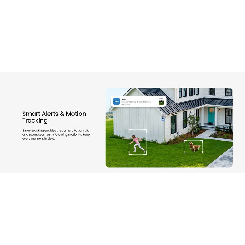 3K 5.0-MP Wi-Fi® Outdoor AI-Smart Solar Security Camera with Panoramic PTZ,... gallery
