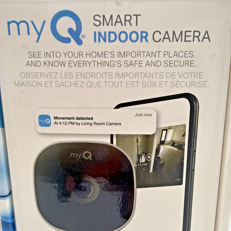 myQ Smart Indoor Security Camera – 1080p HD Video Night Vision Motion Detection gallery