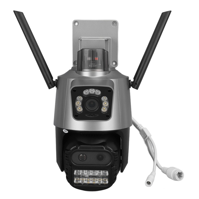 9MP Outdoor Security Camera 6K WiFi Camera Ball Head With 3 Lens Motion gallery