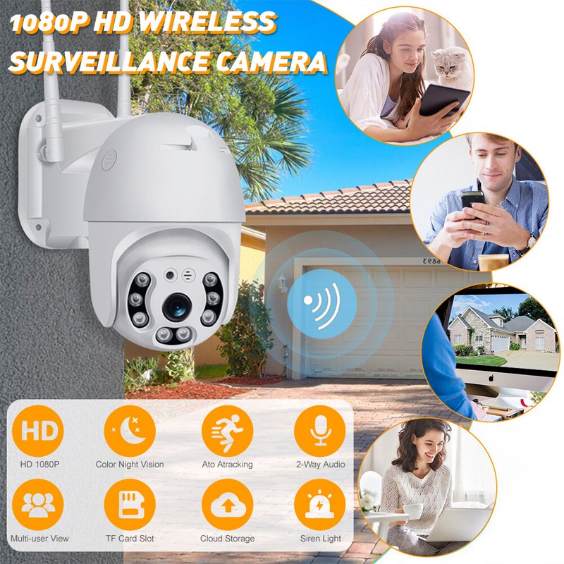 WiFi IP Camara de Seguridad Inalambrica 1080P HD Vigilancia Para Casas Exterior gallery