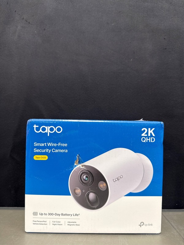TP-Link Tapo Wire-Free MagCam, Indoor/Outdoor 2K Battery Powered Smart Securit 3