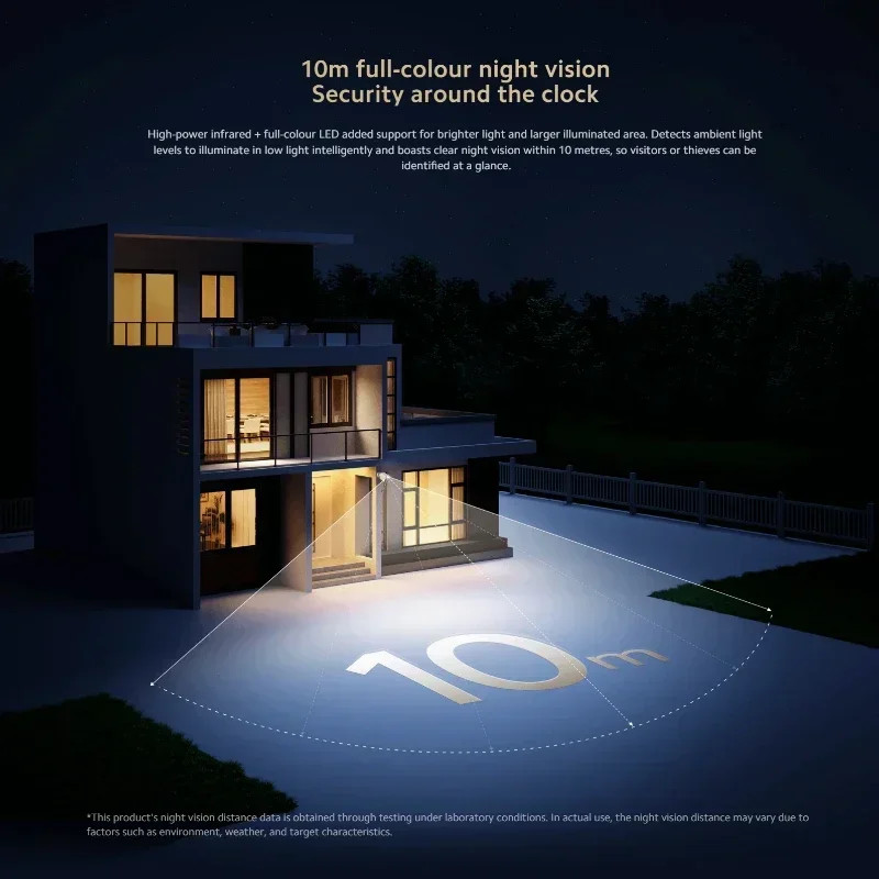 Xiaomi Camera BW500 2.5K HD Shooting 10m Full-color Night Vision AI Smart gallery