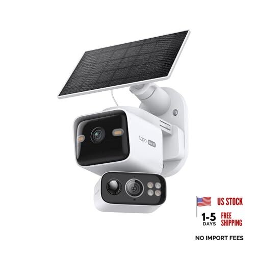 2K Dual Lens Pan/Tilt Security Battery Camera Solar Dual-Lens 2K Pan/Tilt