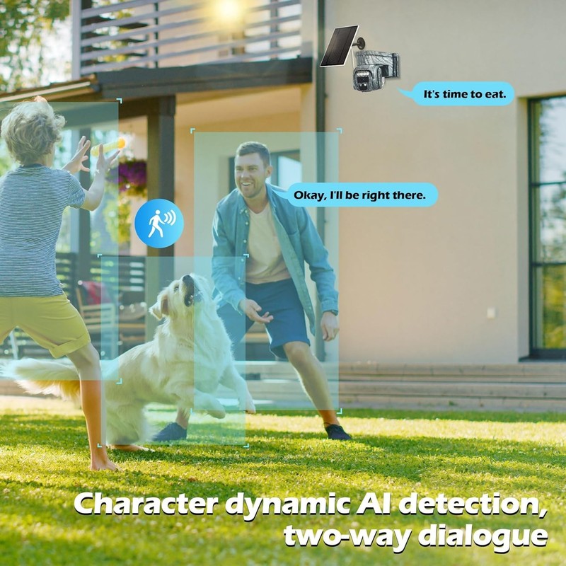 4G LTE Cellular Security Camera No WiFi Solar Outdoor Night Vision With SIM Card gallery