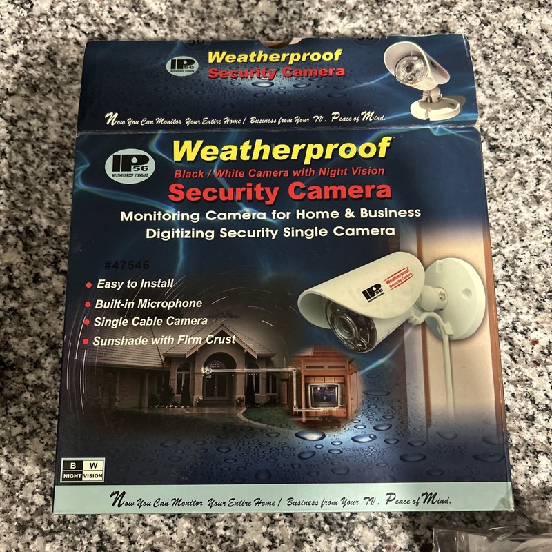 IP56 Weatherproof  Security Camera NIB (A2)