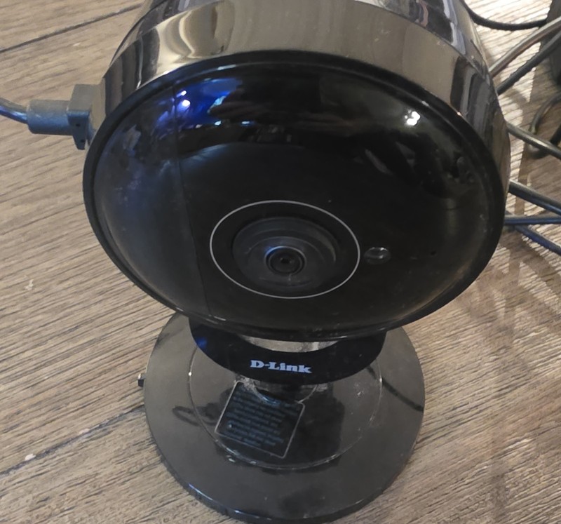 D-Link DCS-936L Security Camera Stand With AC Power Cable Plug In Tested