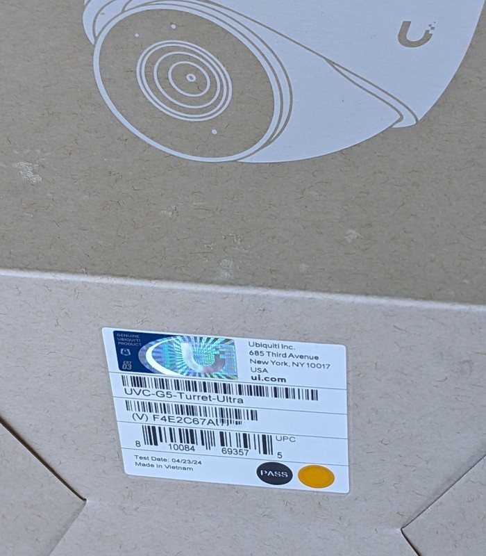 NEW Ubiquiti UniFi G5 Turret Ultra PoE Security Camera White 2K HD Night Vision gallery