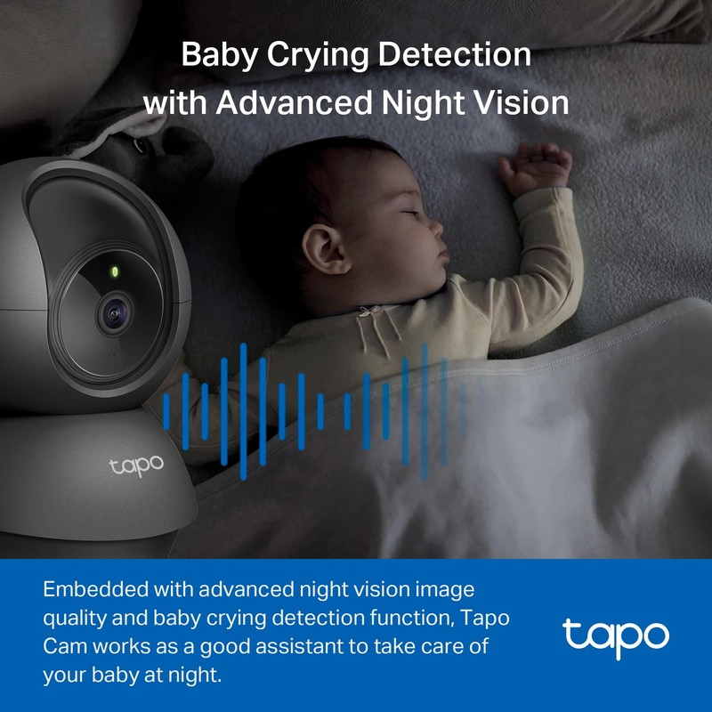 1080P Indoor Pan/Tilt Wired - Works as a Baby & Pet Monitor, Motion Detection... gallery