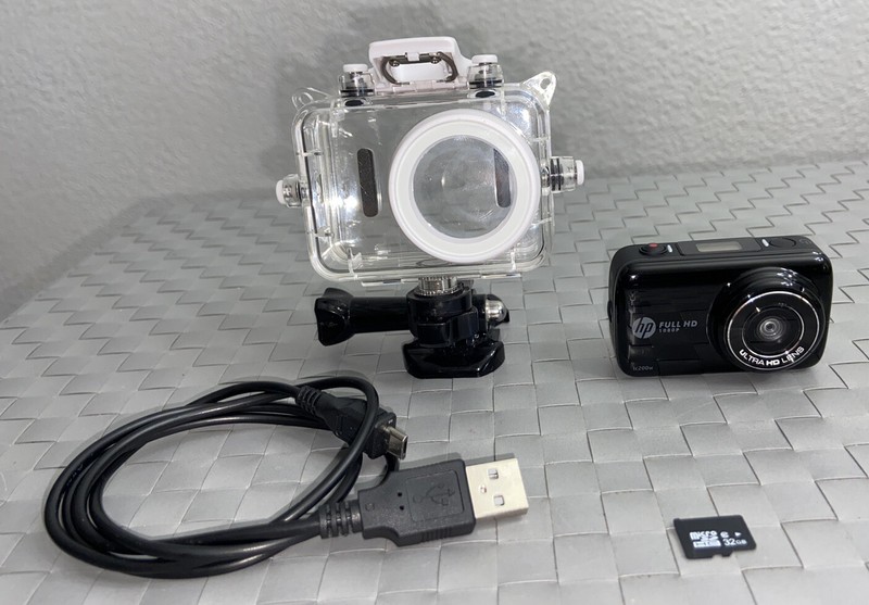 HP LC200W ~Wireless Mini Camcorder 1080P~Includes extras~Free shipping gallery