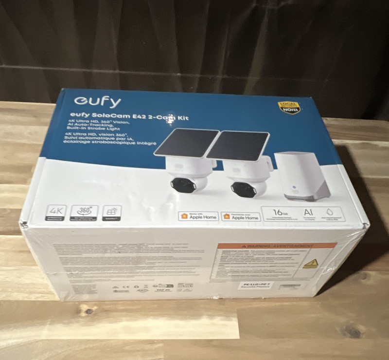 eufy SoloCam E42 2-Cam Kit 4K Wireless Wi-Fi Outdoor Security Cameras