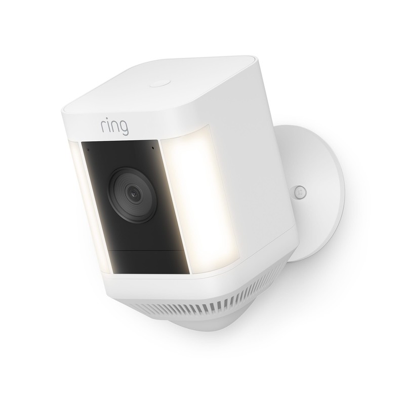 Ring – Spotlight Cam Plus Outdoor/Indoor Wireless 1080p Battery Surveillance …