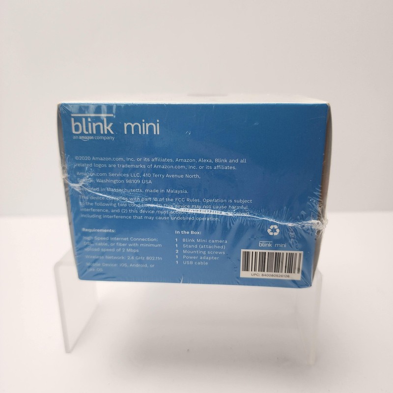 Blink Mini Indoor Plug-In HD Smart Security Camera Works with Alexa BCM00300U gallery