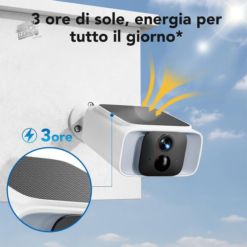 Outdoor Wi-Fi Camera Solar Panel Wireless Battery 2K Surveillance gallery
