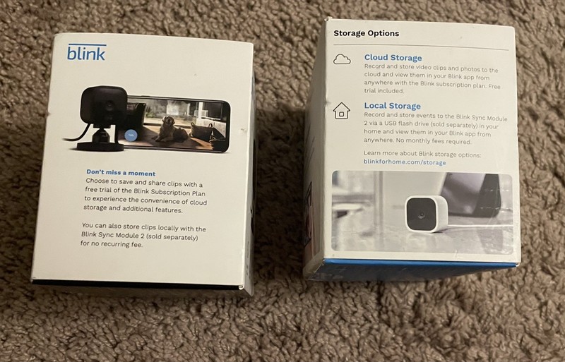 2 Blink Mini Indoor Plug-In Live HD Smart Security Camera (New in Open Box) gallery