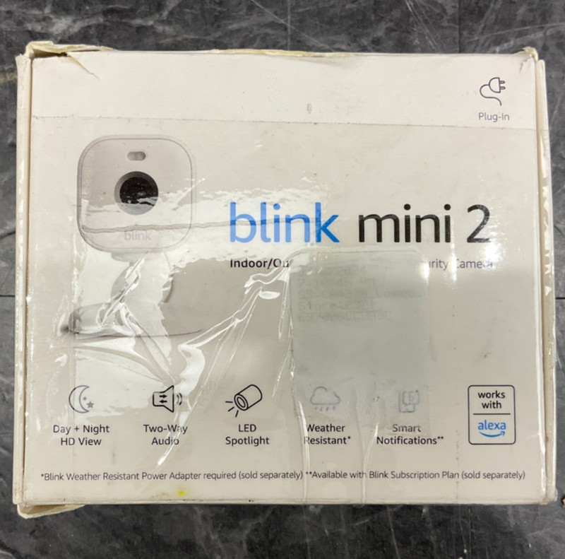 Blink Mini 2 Indoor Outdoor Camera 1080p B0BWWZXWPL ✅❤️️✅❤️️ OPEN BOX!!! gallery