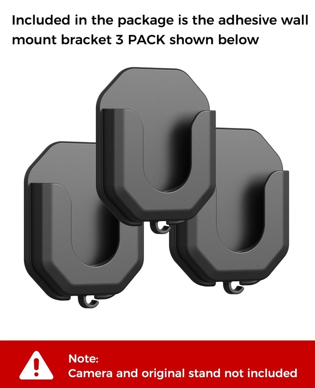 3 Pack Blink Camera No Drill No Screws Wall Mount Bracket for Blink Outdoor 4/Ou gallery