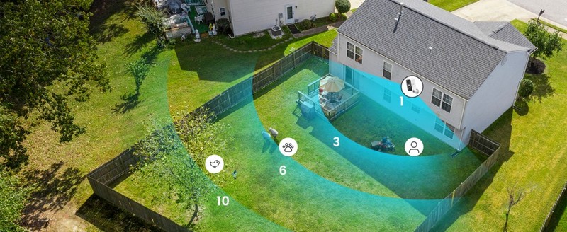 ieGeek Wireless Outdoor Security Camera 5Pack 2K WiFi Siren/Spotlight IP65 Alexa gallery
