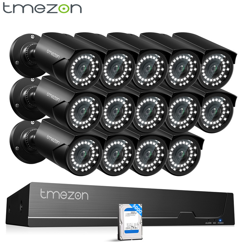PoE Security Camera System H.265+ Outdoor Human/Vehicle/Pet Detection Waterproof gallery