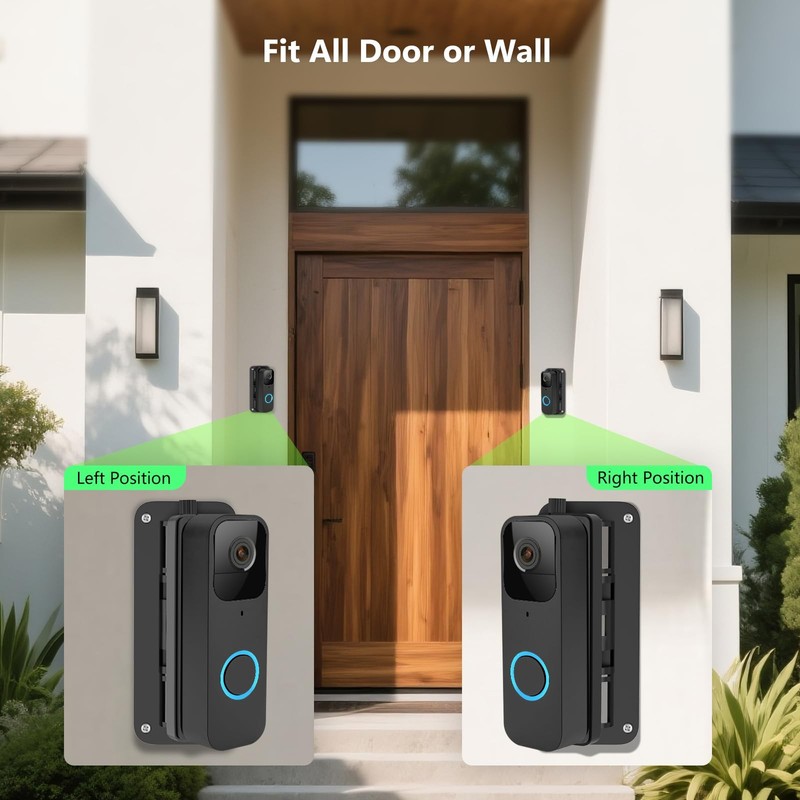 Adjustable (30°to 145°) Doorbell Mount for Blink Battery Doorbell 2K+(Newest ... gallery