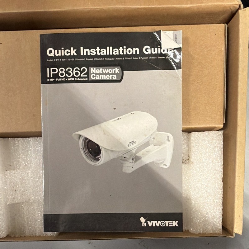 VIVOTEK IP8362 Wired Color Bullet IP/Network Outdoor Weatherproof Camera White gallery