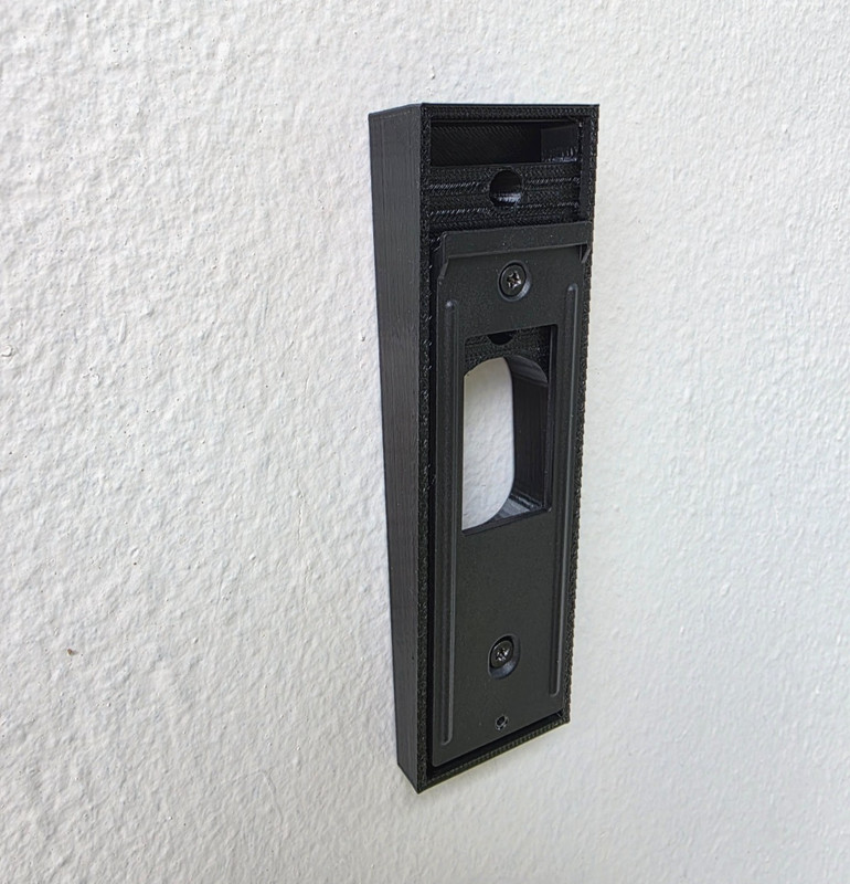 Ring Wired Doorbell Plus 2nd Gen Retinal 2K Vertical Wedge Up/Down Angle 5 - 10 gallery