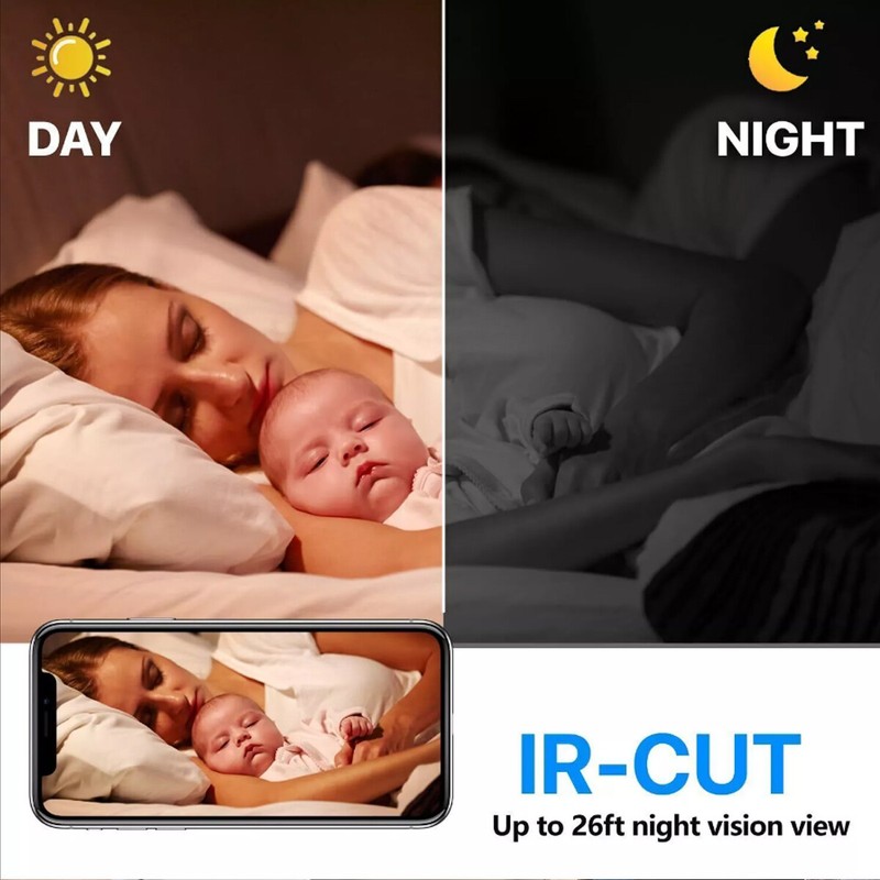 1080P Mini Camera WiFi HD IP Night Vision Security Cam For Home + 32GB SD Card gallery