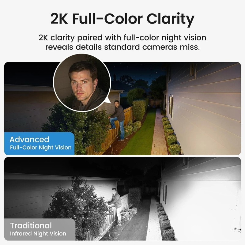 Security Cameras Outdoor Wireless, 4 Cam-Kit, No Subscription Required, Solar... gallery