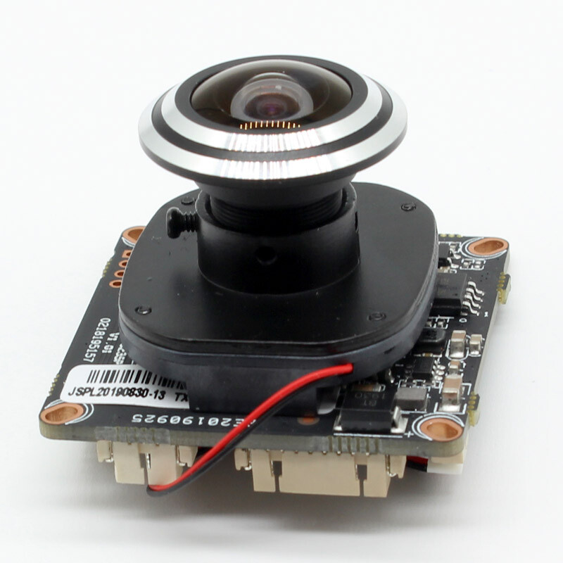 HD CCTV 4MP IP Camera Module Network Security board CMOS H.265+ 1.7mm fisheye gallery