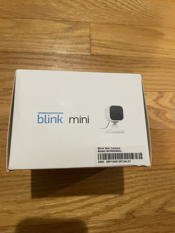 Blink Mini Indoor Plug-In HD Smart Security Camera White Brand New Sealed gallery