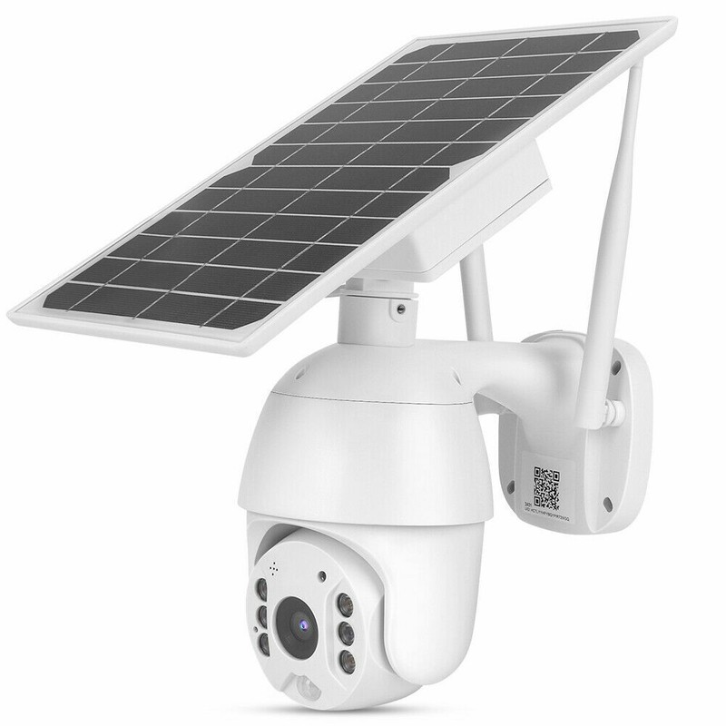 Solar Powered Wireless Outdoor Waterproof Camera 1080P HD Resolution 2.4GHz WIFI